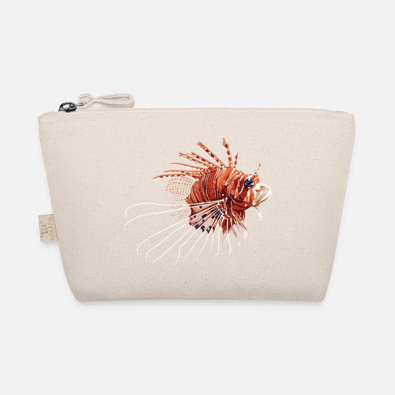Feuerfisch Illustration Bio-Täschchen