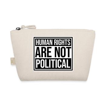 Les droits de l’homme ne sont pas politiques Logo Menschenrechte - Trousse biologique - nature - Devant