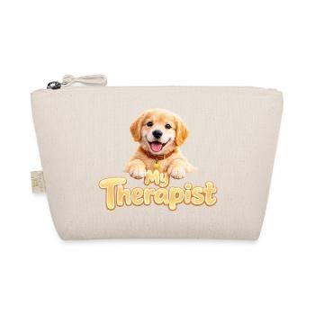 Golden Retriever My Therapist - Bio-Täschchen - Natur - Vorne