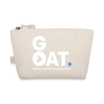 GOAT Snack Spruch - Bio-Täschchen - Natur - Vorne