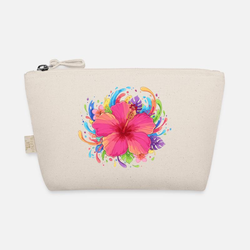 Explosion des couleurs de la fleur d’hibiscus Trousse biologique