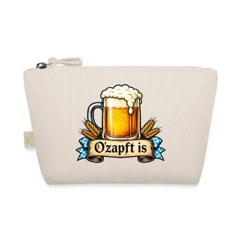 O'zapft is – Bavarian saying - Organic Pouch - nature - Front