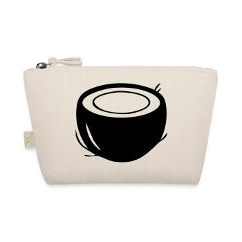 Coconut Silhouette – Tropical Paradise Design - Trousse biologique - nature - Devant