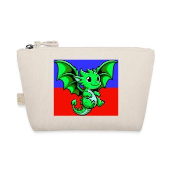 Drache - Bio-Täschchen - Natur - Vorne