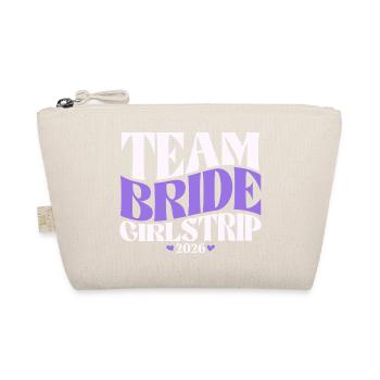Team Bride Hen Party Bachelorette Party 2026 - Organic Pouch - nature - Front