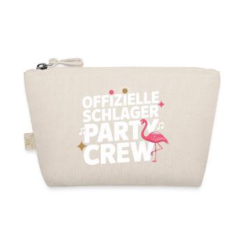 Schlager Party Crew Mallorca Flamingo JGA Malle - Bio-Täschchen - Natur - Vorne