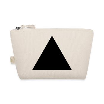 Symbol triangle equilateral black - Organic Pouch - nature - Front