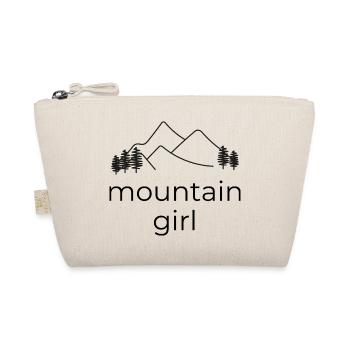 Mountain Girl - Design with Mountain - Organic Pouch - nature - Front