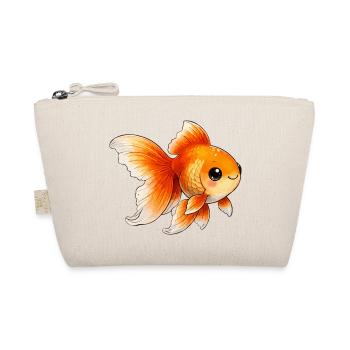 Goldfish Illustration - Organic Pouch - nature - Front