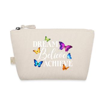 Inspirierender Schmetterling Monarchfalter Garten - Bio-Täschchen - Natur - Vorne