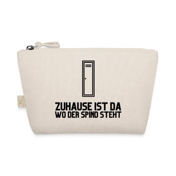 Zuhause Ist Da Wo Der Spind Steht - Bio-Täschchen - Natur - Vorne