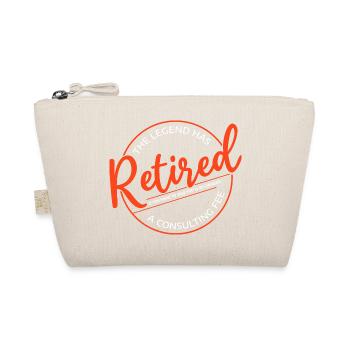 The Legend Has Retired Funny Retirement - Organic Pouch - nature - Front