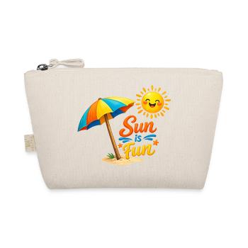 Le_soleil_est_amusant - Bio-Täschchen - Natur - Vorne