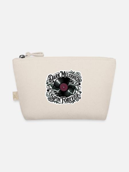 Dark Melodies Spin Forever - Organic Pouch - nature - Front