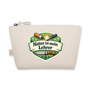 Natur ist mein Lehrer – Waldbadge - Bio-Täschchen - Natur - Vorne