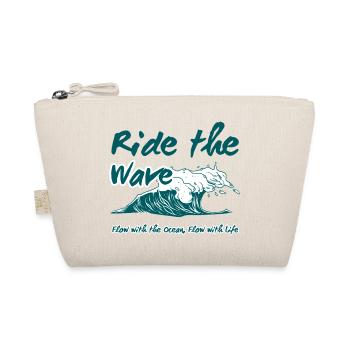 Ride the Wave Ocean Flow - Organic Pouch - nature - Front