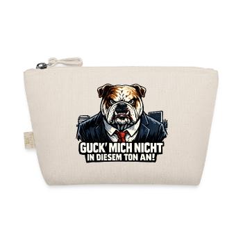 Chef Hund - Guck mich nicht in diesem Ton - Bio-Täschchen - Natur - Vorne
