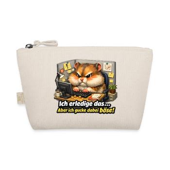 Nagut ich machs aber ich schaue dabei böse-black - Bio-Täschchen - Natur - Vorne