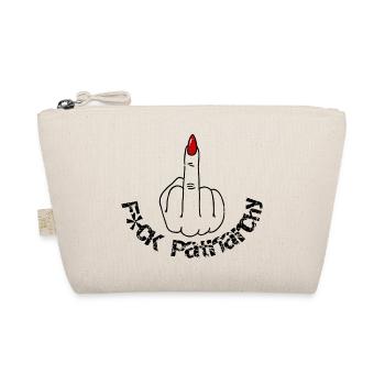 F*CK the Patriarchy - Organic Pouch - nature - Front