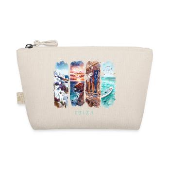 Ibiza Holiday Travel – Balearic Islands Beach & Party - Organic Pouch - nature - Front