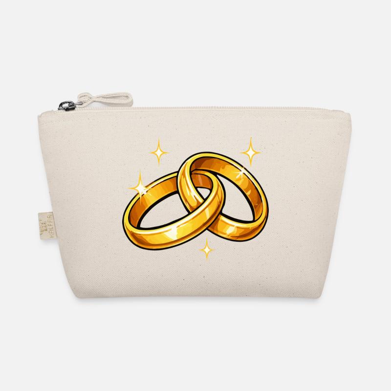 Wedding Rings Gold Rings Organic Pouch