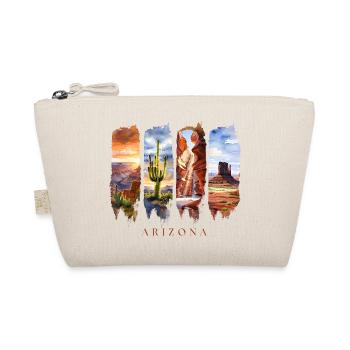 Arizona Vacation Travel – Desert & Canyon Motif - Organic Pouch - nature - Front
