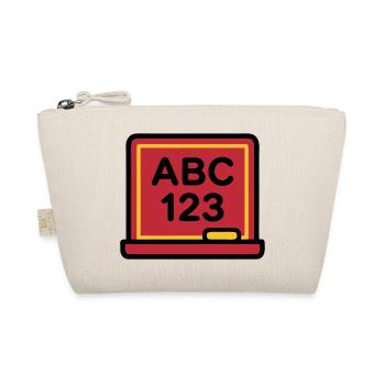 Inscription scolaire Blackboard ABC 123 - Trousse biologique - nature - Devant