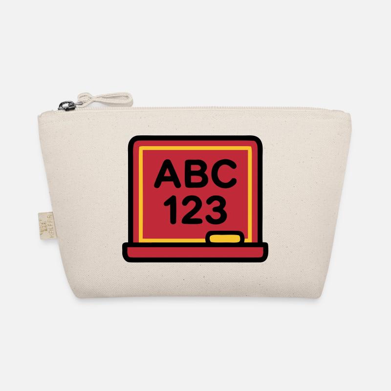 Schultafel ABC 123 Einschulung Bio-Täschchen