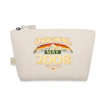 18th Birthday Gift Original May 2008 - Organic Pouch - nature - Front