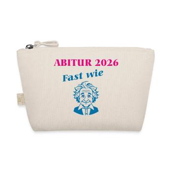 Abitur 2026 - Fast wie Einstein - Bio-Täschchen - Natur - Vorne