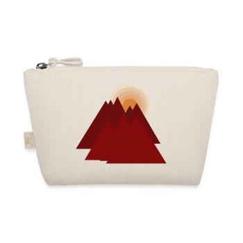 Red Mountains at Sunrise - Organic Pouch - nature - Front