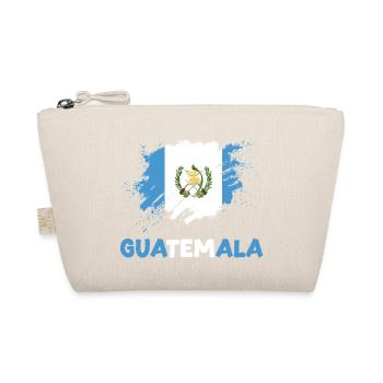 Guatemala Flagge T-Shirt Stolz & Heimat Chapín - Bio-Täschchen - Natur - Vorne