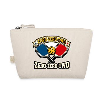 Zero-Zero-Two Paddle Ball Emblem - Organic Pouch - nature - Front