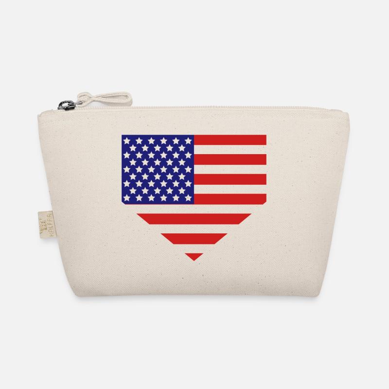 Home Plate American Flag Organic Pouch