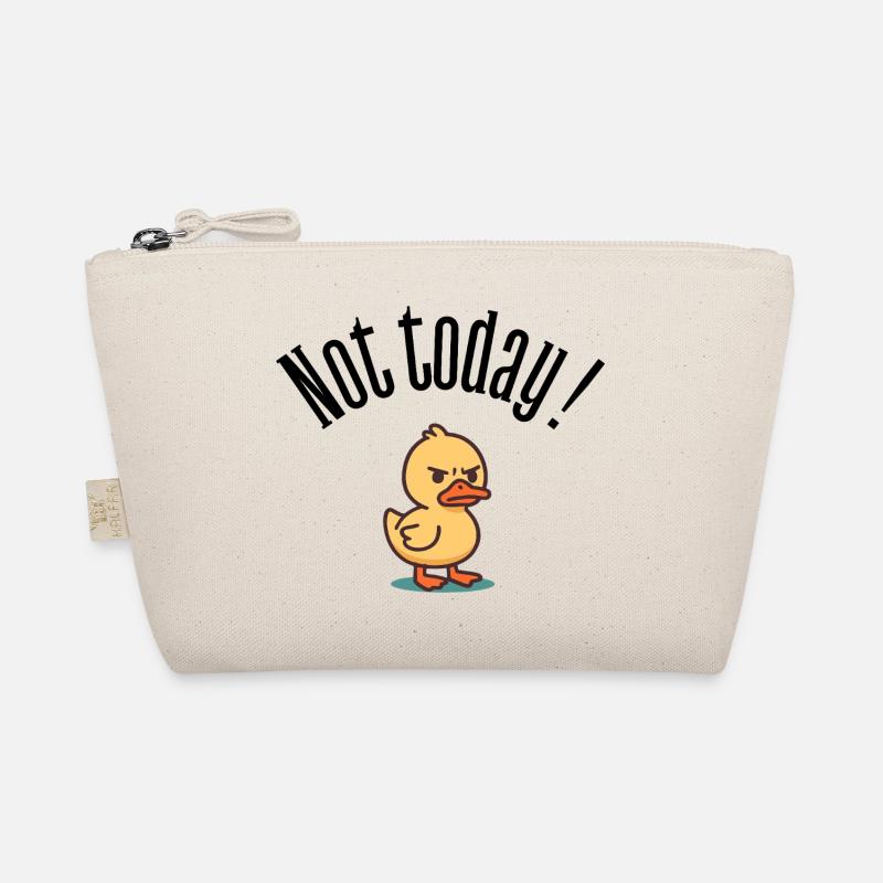 Pas aujourd’hui ! Grumpy Duck Attitude T-Shirt Trousse biologique