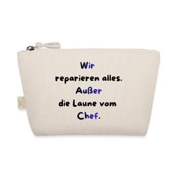Instandhaltung T-Shirt Lustiges Geschenk Handwerk! - Bio-Täschchen - Natur - Vorne