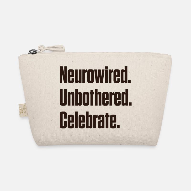 Neurowired. Unbeeindruckt. Feiern. ND Pride Bio-Täschchen