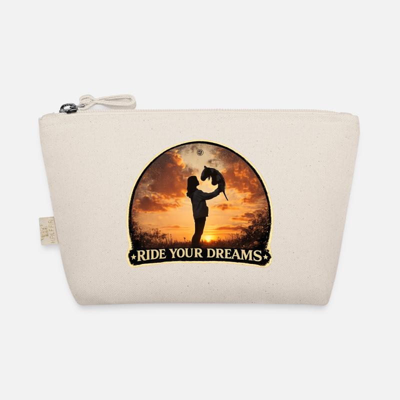 Ride Your Dreams Hobby Horsing Steckenpferd Mädche Bio-Täschchen