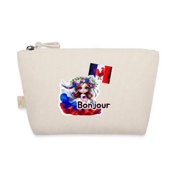 Bonjour Kawaii Fête Française - Trousse biologique - nature - Devant
