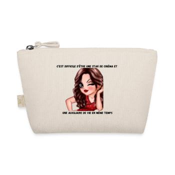 Fille Cartoon Rouge Coquine Clinoeil - Trousse biologique - nature - Devant