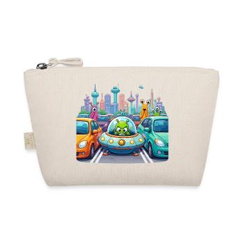 Aliens in city traffic - Organic Pouch - nature - Front