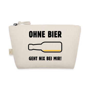 Ohne Bier Geht Nix Bei Mir! (Bierchen / POS 2C) - Bio-Täschchen - Natur - Vorne