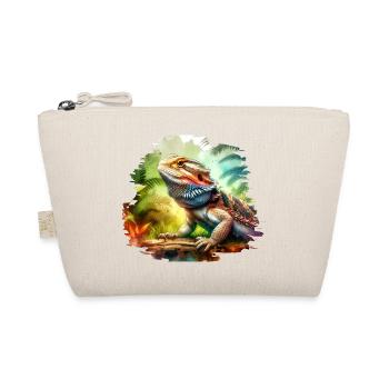 Cadeau dragon barbu - Trousse biologique - nature - Devant