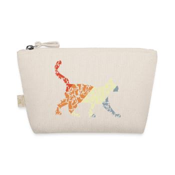 Croquis de chat vintage - Trousse biologique - nature - Devant