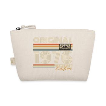 Original 1976 Vintage Retro Geburtstag Geschenk - Bio-Täschchen - Natur - Vorne