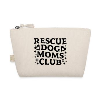 Rescue dog mom - Organic Pouch - nature - Front