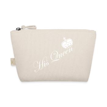 His_Queen_Couple_Krone_Design - Bio-Täschchen - Natur - Vorne