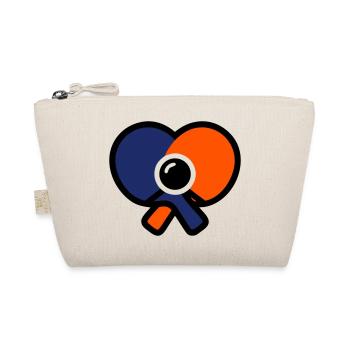Table Tennis Rackets Heart Table Tennis Love - Organic Pouch - nature - Front