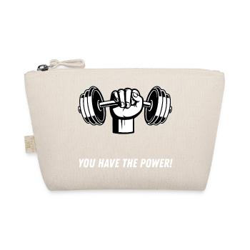 You Have The Power Gym Motivation - Organic Pouch - nature - Front