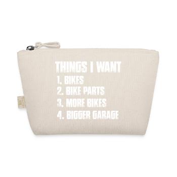 Things i want Bicycle Mountain Bike MTB Downhill - Organic Pouch - nature - Front